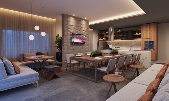 Sirius Vertical Houses, espaço gourmet
